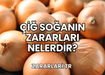 Çiğ Soğanın Zararları Nelerdir?