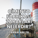 Çimento Fabrikası Zararları Nelerdir?