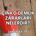 Çinko Demlik Zararları Nelerdir?