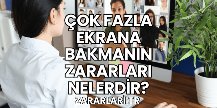 Çok Fazla Ekrana Bakmanın Zararları Nelerdir?