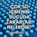 Çok Su İçmenin Vücuda Zararları Nelerdir?