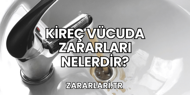 Kireç Vücuda Zararları Nelerdir?