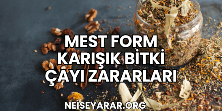 Mest Form Karışık Bitki Çayı Zararları