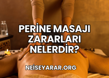 Perine Masajı Zararları Nelerdir?