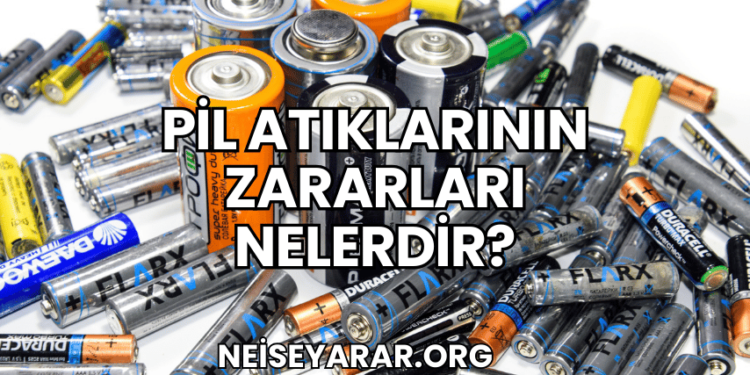 Pil Atıklarının Zararları Nelerdir?