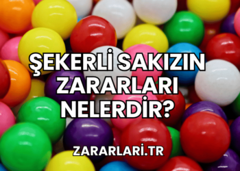 Şekerli Sakızın Zararları Nelerdir?