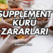 Supplement Kürü Zararları