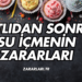 Tatlıdan Sonra Su İçmenin Zararları