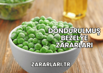 Dondurulmuş Bezelye Zararları