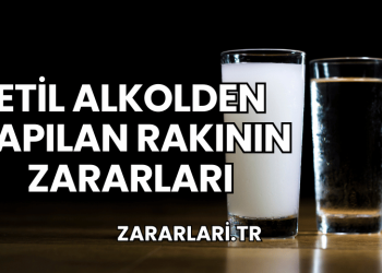 Etil Alkolden Yapılan Rakının Zararları