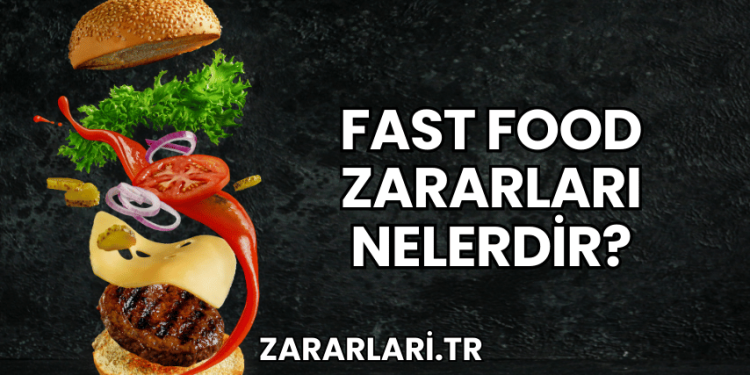 Fast Food Zararları Nelerdir?
