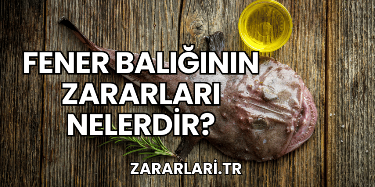 Fener Balığının Zararları Nelerdir?