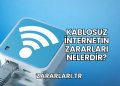 Kablosuz İnternetin Zararları Nelerdir?