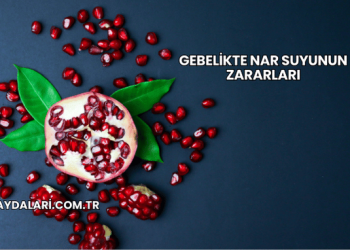 Gebelikte Nar Suyunun Zararları