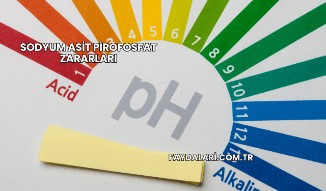 Sodyum Asit Pirofosfat Zararları