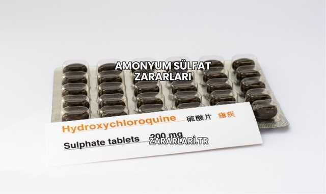 Amonyum Sülfat Zararları