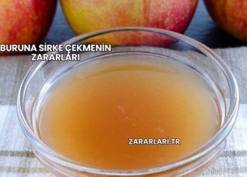Buruna Sirke Çekmenin Zararları