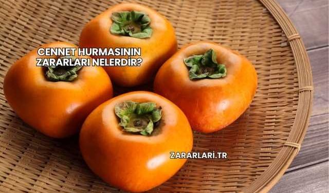 Cennet Hurmasının Zararları Nelerdir?