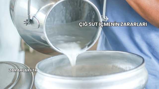 Çiğ Süt İçmenin Zararları