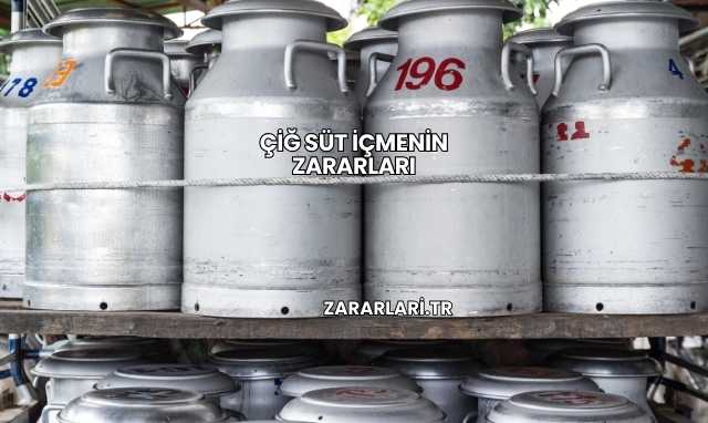 Çiğ Süt İçmenin Zararları