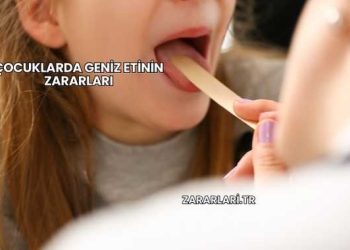 Çocuklarda Geniz Etinin Zararları