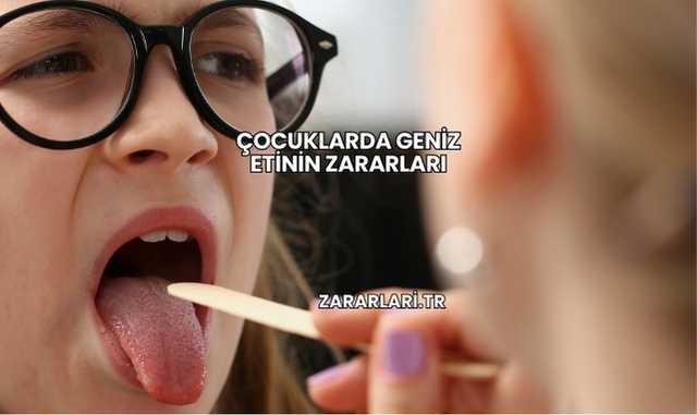 Çocuklarda Geniz Etinin Zararları