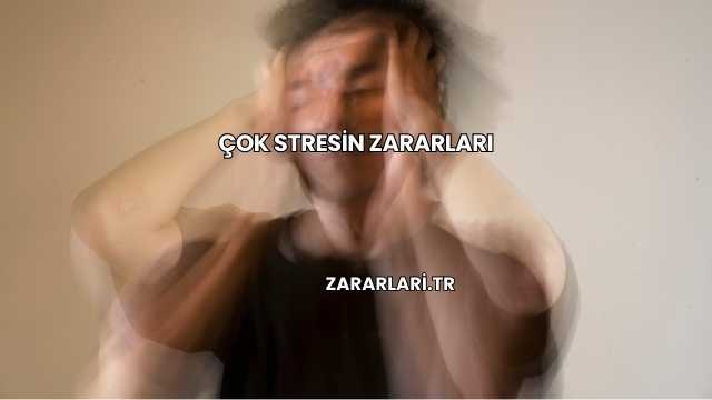 Çok Stresin Zararları