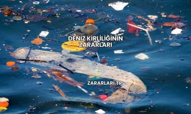 Deniz Kirliliğinin Zararları