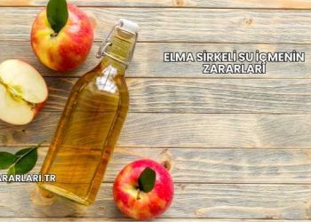 Elma Sirkeli Su İçmenin Zararları