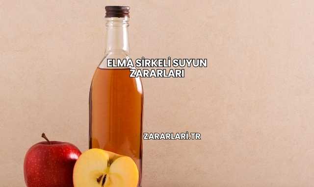 Elma Sirkeli Suyun Zararları