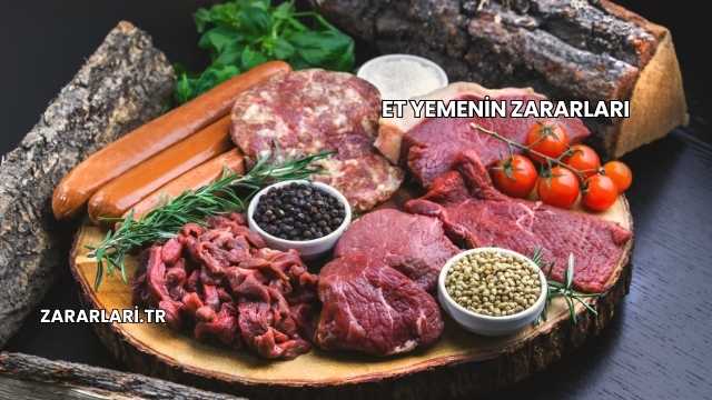 Et Yemenin Zararları