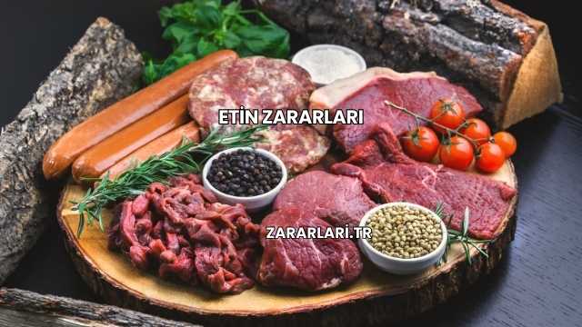 Etin Zararları