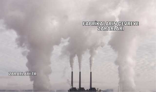 Fabrikaların Çevreye Zararları