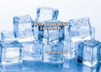 Fazla Buz Yemenin Zararları