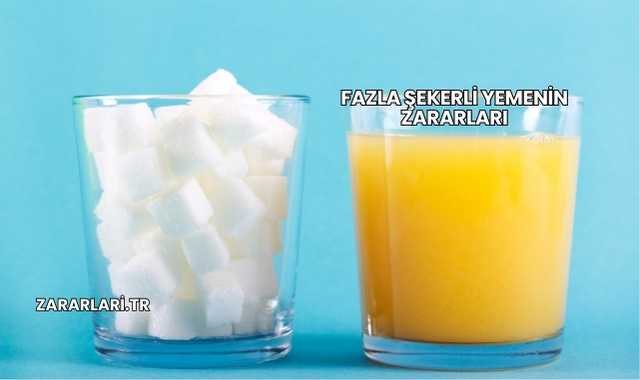 Fazla Şekerli Yemenin Zararları