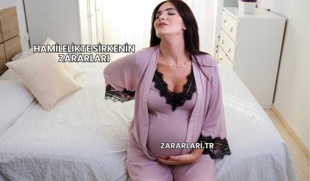 Hamilelikte Sirkenin Zararları