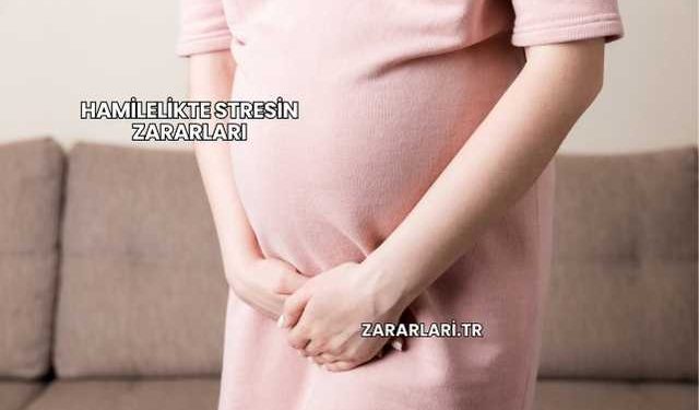 Hamilelikte Stresin Zararları