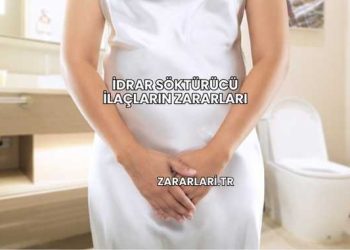 İdrar Söktürücü İlaçların Zararları