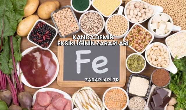 Kanda Demir Eksikliğinin Zararları