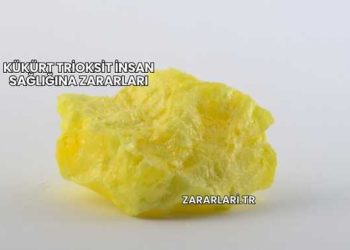 Kükürt Trioksit İnsan Sağlığına Zararları