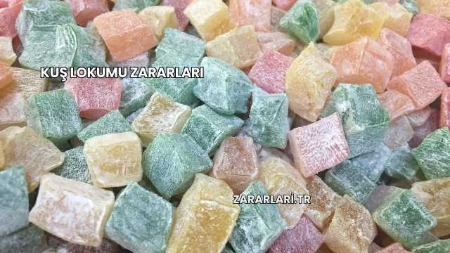 Kuş Lokumu Zararları