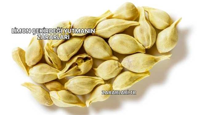 Limon Çekirdeği Yutmanın Zararları