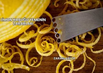 Limon Kabuğu Yemenin Zararları