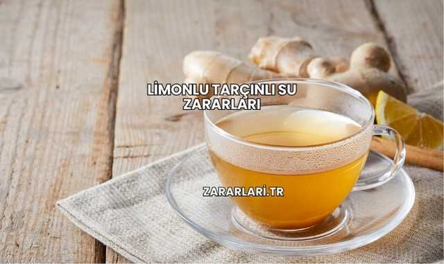 Limonlu Tarçınlı Su Zararları