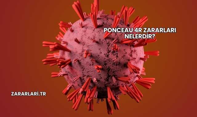 Ponceau 4R Zararları Nelerdir?