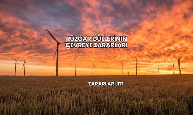 Rüzgar Güllerinin Çevreye Zararları
