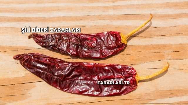 Şili Biberi Zararları