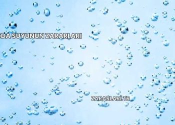 Soda Suyunun Zararları