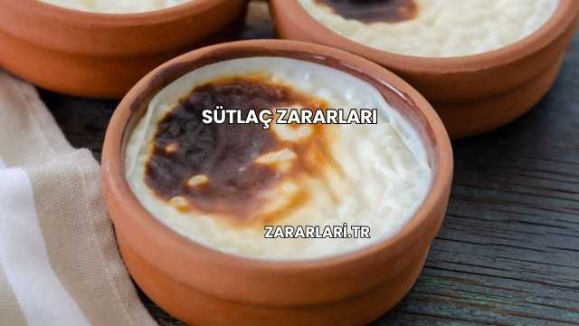 Sütlaç Zararları