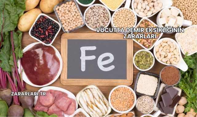 Vücutta Demir Eksikliğinin Zararları